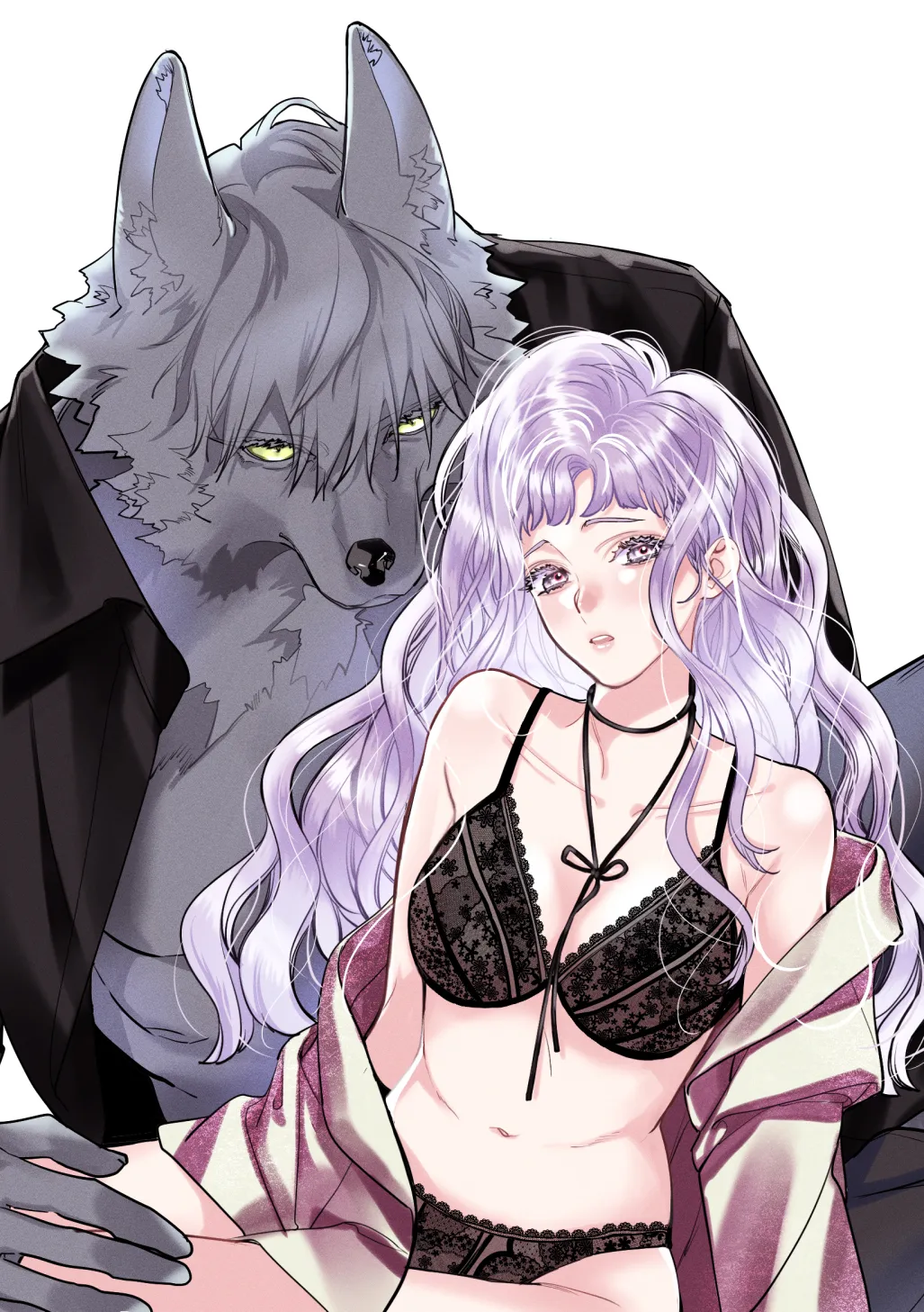 El ingenuo amor que siento por mi prometido hombre bestia~